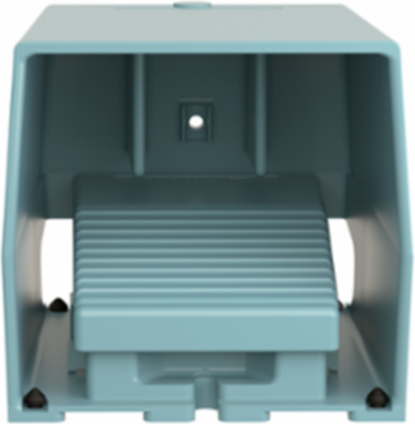 Harmony XPE Single Foot Switch, 2 Steps, IP66, Metal, Blue