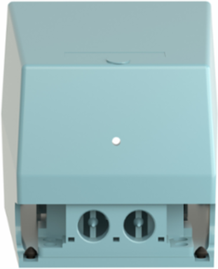 Harmony XPE Single Foot Switch, 2 Steps, IP66, Metal, Blue