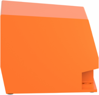 Harmony XPE Single Foot Switch, Orange Metal, IP66, 2.57 kg