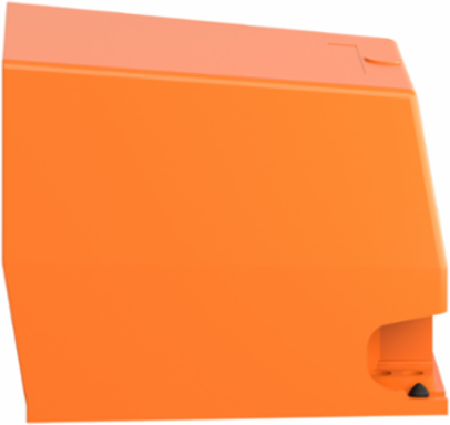 Harmony XPE Single Foot Switch, Metal, IP66, 2-Step, 2 NC + NO, Orange