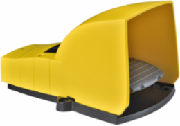 Harmony XPE Single Foot Switch, IP55, Yellow, 2 Steps, 2 NC + NO