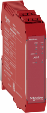 Expansion modules, Modicon MCM, 2 analog input pairs, spring