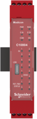 Modicon MCM Safety Controller, 8 Inputs, 4 Outputs, IP20, 24V DC