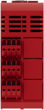 Safety controller with embedded communication, Modicon MCM, 8 inputs 4 outputs, monitors expansion modules, spring