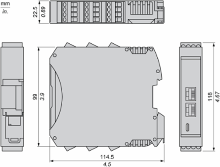 expansion module, Modicon MCM, Ethernet/IP diagnostic, spring