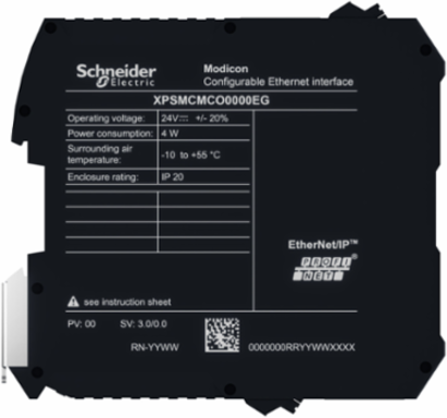 expansion module, Modicon MCM, Ethernet/IP diagnostic, spring