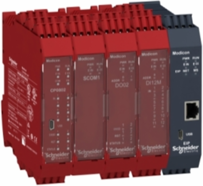 expansion module, Modicon MCM, RS485 safe communication, 1 way, spring