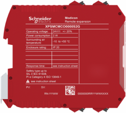 expansion module, Modicon MCM, RS485 safe communication, 2 way, spring