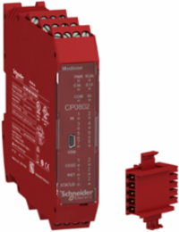 Modicon MCM Safety Controller, 8 Inputs, 24V DC, IP20