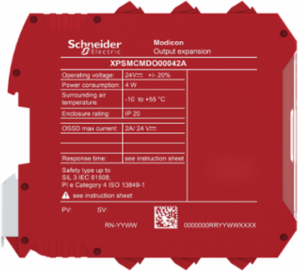 4 Channel Safe Output Expansion Module, 2A, IP20, 24V DC