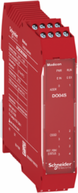 Modicon MCM Safe Output Expansion Module, 4 Digital Outputs, 400 mA, IP20