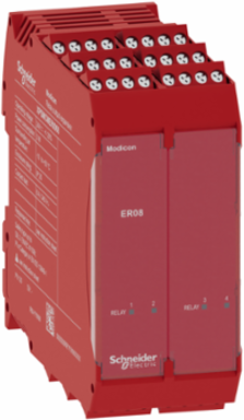 expansion module, Modicon MCM, 4 safety relay outputs, screw