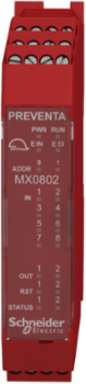 Modicon MCM Safe Mixed I/O Expansion Module, 8 Inputs, 2 Outputs, IP20