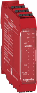Safe Mixed I/O Expansion Module, 8 Digital Inputs, 4 Outputs, IP20