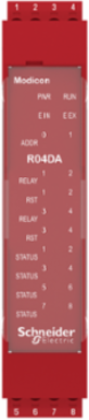 Schneider Electric XPSMCMRO0004 Modicon MCM Safety Relay Output Module, 4 Outputs, IP20, 24V DC