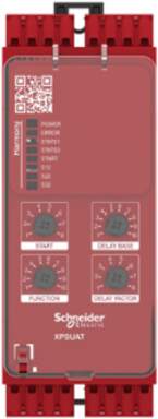 Safety Module Harmony XPSU, Cat 4, 48-240V AC/DC, Spring, 0.35 kg, 45mm x 100mm x 120mm