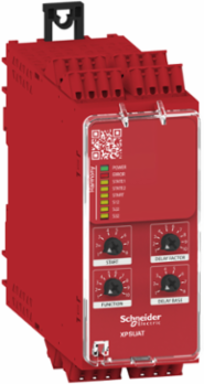 Safety Module Harmony XPSU, Cat 4, 48-240V AC/DC, Spring, 0.35 kg, 45mm x 100mm x 120mm