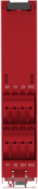 Harmony Safety Module, Cat 4, 48-240V AC/DC, 2 NO Outputs, 100 mm Height