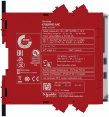 Harmony Safety Automation Relay, 48-240V AC/DC, 22.5mm Width
