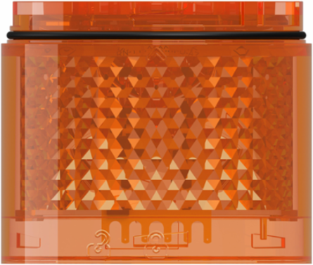 Light Module, Harmony XVB7 Modular Tower Light, Orange, Ø70mm, Steady, Colored Lens