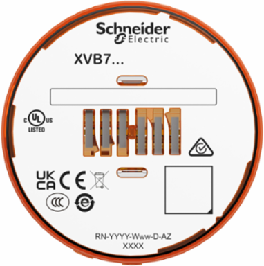 Light Module, Harmony XVB7 Modular Tower Light, Orange, Ø70mm, Steady, Colored Lens