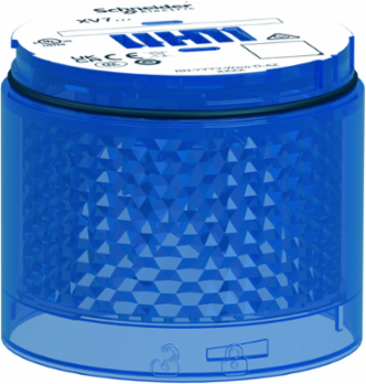 Light Module, Harmony XVB7 Modular Tower Light, Blue, Ø70mm, Steady, Colored Lens