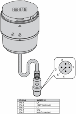 Base Module, Harmony XVB7 Modular Tower Light, Ø70mm, IO Link Base With Adapter And Cover, Grey