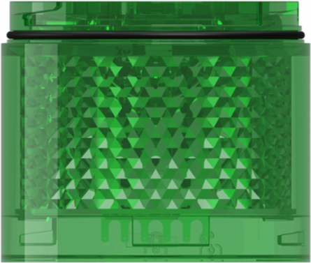 Light Module, Harmony XVB7 Modular Tower Light, Green, Ø70mm, Blinking, Colored Lens