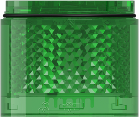 Light Module, Harmony XVB7 Modular Tower Light, Green, Ø70mm, Blinking, Colored Lens