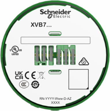 Light Module, Harmony XVB7 Modular Tower Light, Green, Ø70mm, Blinking, Colored Lens