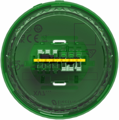Light Module, Harmony XVB7 Modular Tower Light, Green, Ø70mm, Blinking, Colored Lens