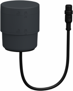 Base Module, Harmony XVB7 Modular Tower Light, Ø70mm, M12 Connector Base With Adapter And Cover, Grey