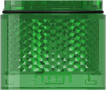 Light Module, Harmony XVB7 Modular Tower Light, Green, Ø70mm, Flashing, Colored Lens