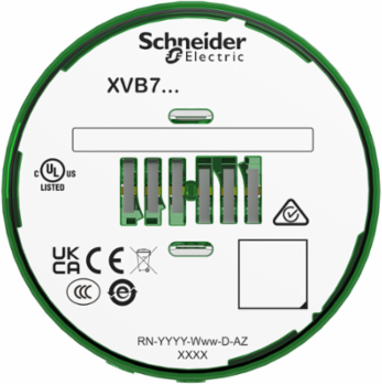 Light Module, Harmony XVB7 Modular Tower Light, Green, Ø70mm, Flashing, Colored Lens