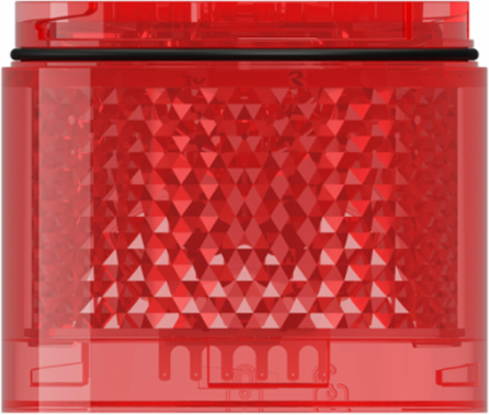 Light Module, Harmony XVB7 Modular Tower Light, Red, Ø70mm, Flashing, Colored Lens