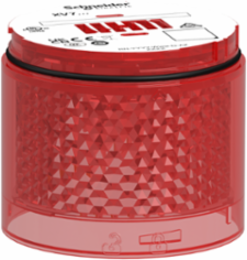 Light Module, Harmony XVB7 Modular Tower Light, Red, Ø70mm, Flashing, Colored Lens