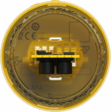 Light Module, Harmony XVB7 Modular Tower Light, Yellow, Ø70mm, Flashing, Colored Lens