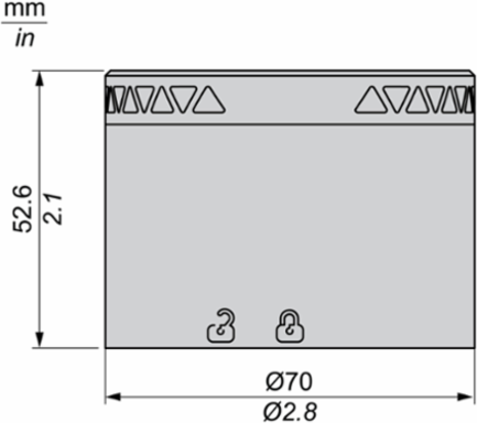 Sound Module, Harmony XVB7 Modular Tower Light, Ø70mm, 2 Tones, Grey