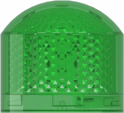 Light Module Beacon, Harmony XVB7 Modular Tower Light, Green, Ø70mm, Steady, Colored Lens