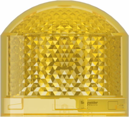 Light Module Beacon, Harmony XVB7 Modular Tower Light, Yellow, Ø70mm, Steady, Colored Lens