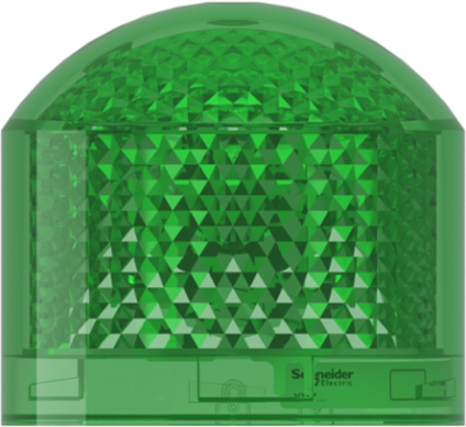 Light Module Beacon, Harmony XVB7 Modular Tower Light, Green, Ø70mm, Flashing, Colored Lens
