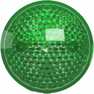 Light Module Beacon, Harmony XVB7 Modular Tower Light, Green, Ø70mm, Flashing, Colored Lens