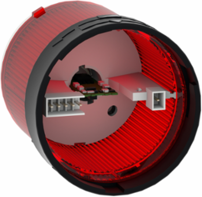 Harmony XVB Illuminated Indicator Bank 70mm Red LED 24V AC/DC