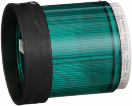 Harmony XVB Green Illuminated Indicator Bank 70 mm, IP66, 250V