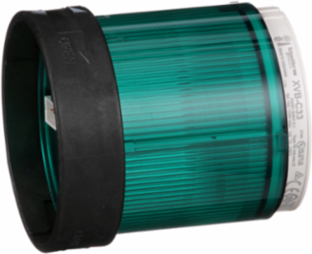 Harmony XVB Green Illuminated Indicator Bank 70 mm, IP66, 250V