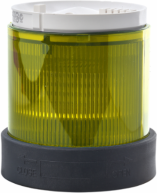 Harmony XVB Illuminated Indicator Bank, Yellow, 70mm, IP66, Steady Light
