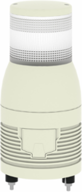 Complete Pre-Wired Tower Light 100mm Red LED with Siren, 24V DC