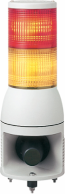 Harmony XVC Monolithic Tower Light 100mm Red/Orange IP54 24V DC