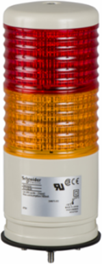 Harmony XVC 60mm Tower Light, IP54, 24V AC/DC, Buzzer 70-85 dB