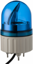 Prewired Rotating Mirror Beacon 84mm Blue 24V AC/DC
